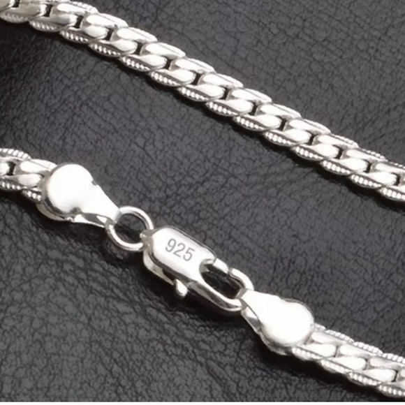 NEW Sterling Silver Bracelet 5MM Snake Chain - Picture 5 of 7